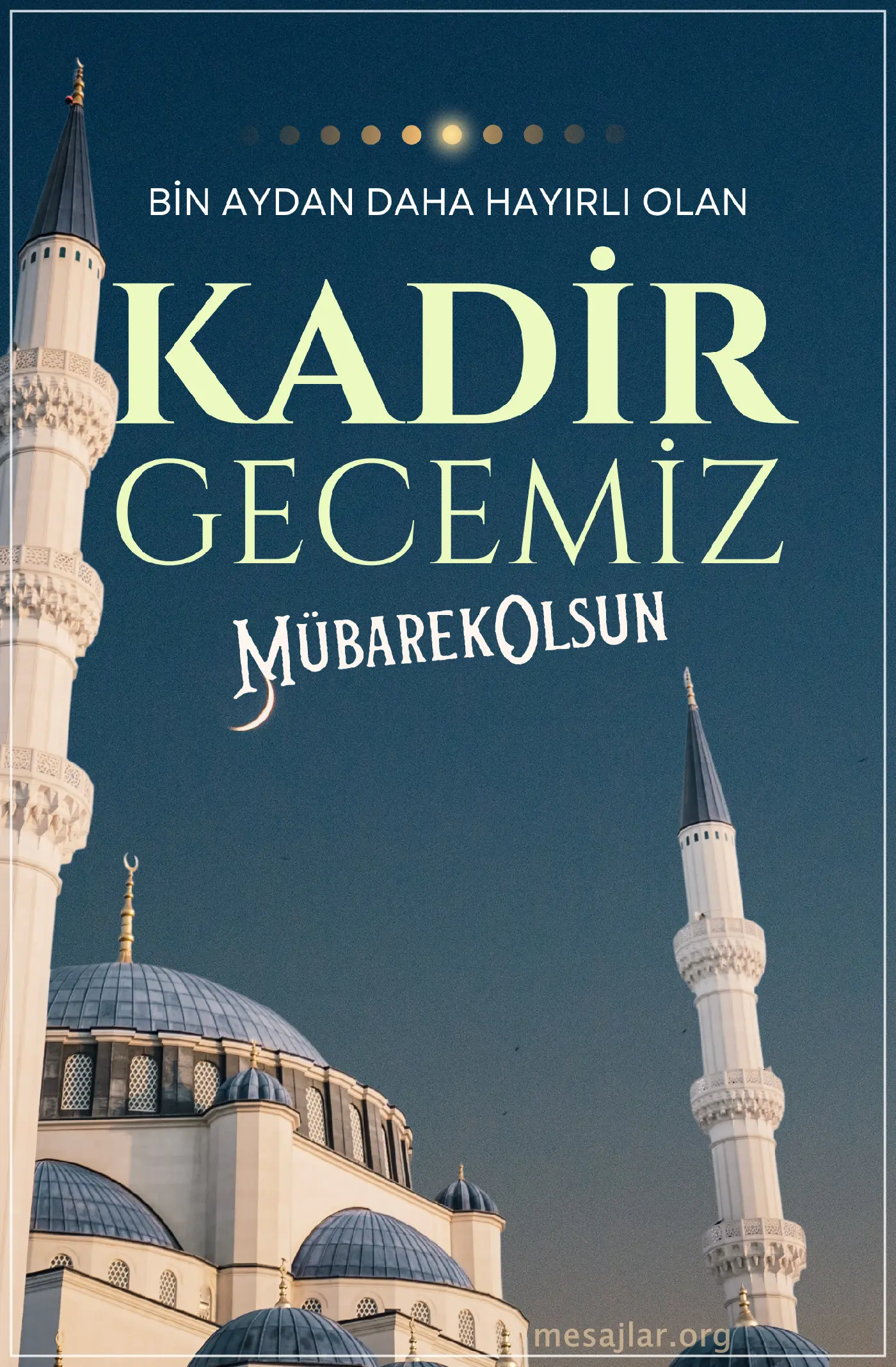Resimli Kadir Gecesi Mesajları Sözleri