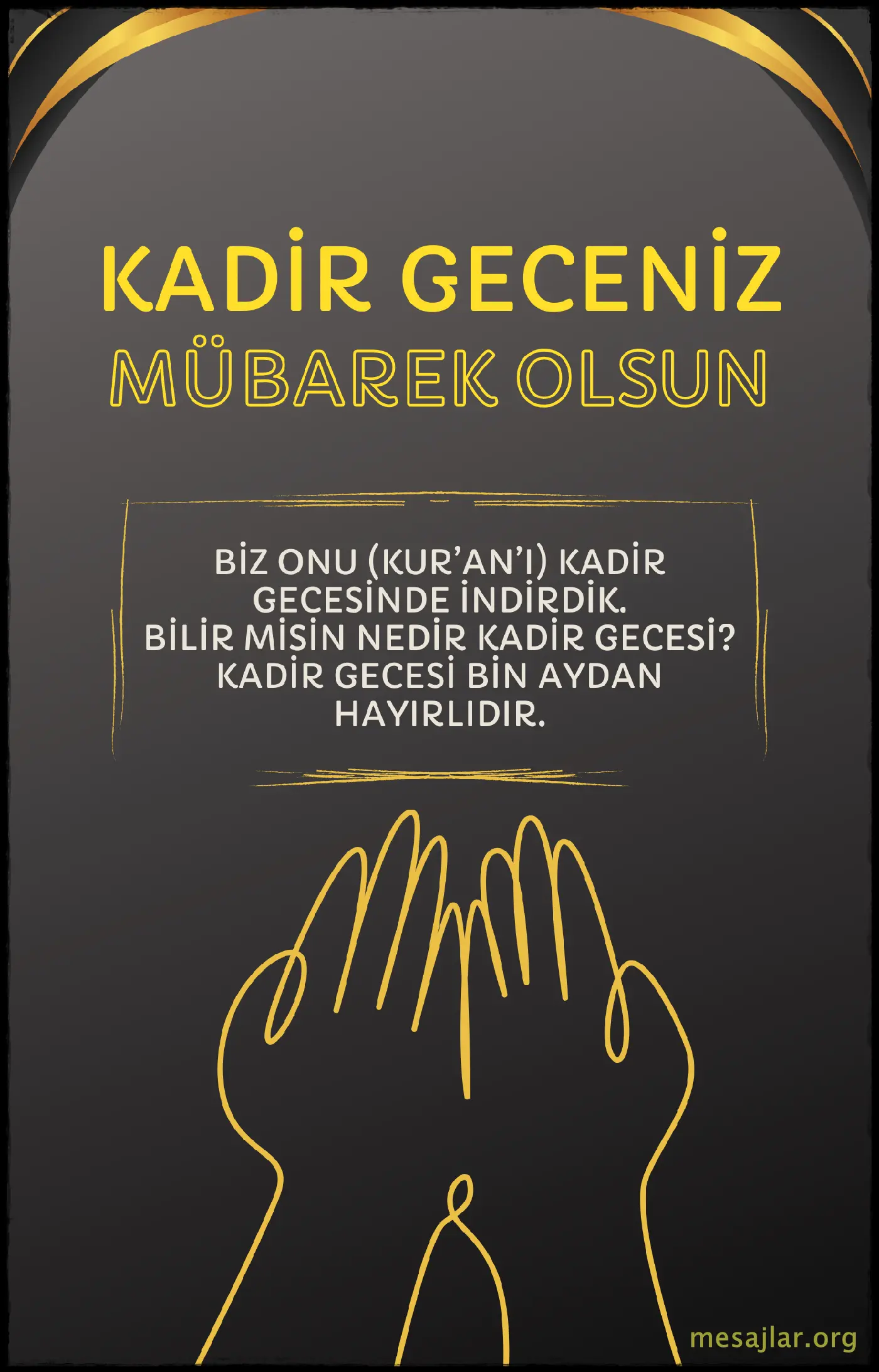 Resimli Kadir Gecesi Mesajları Sözleri