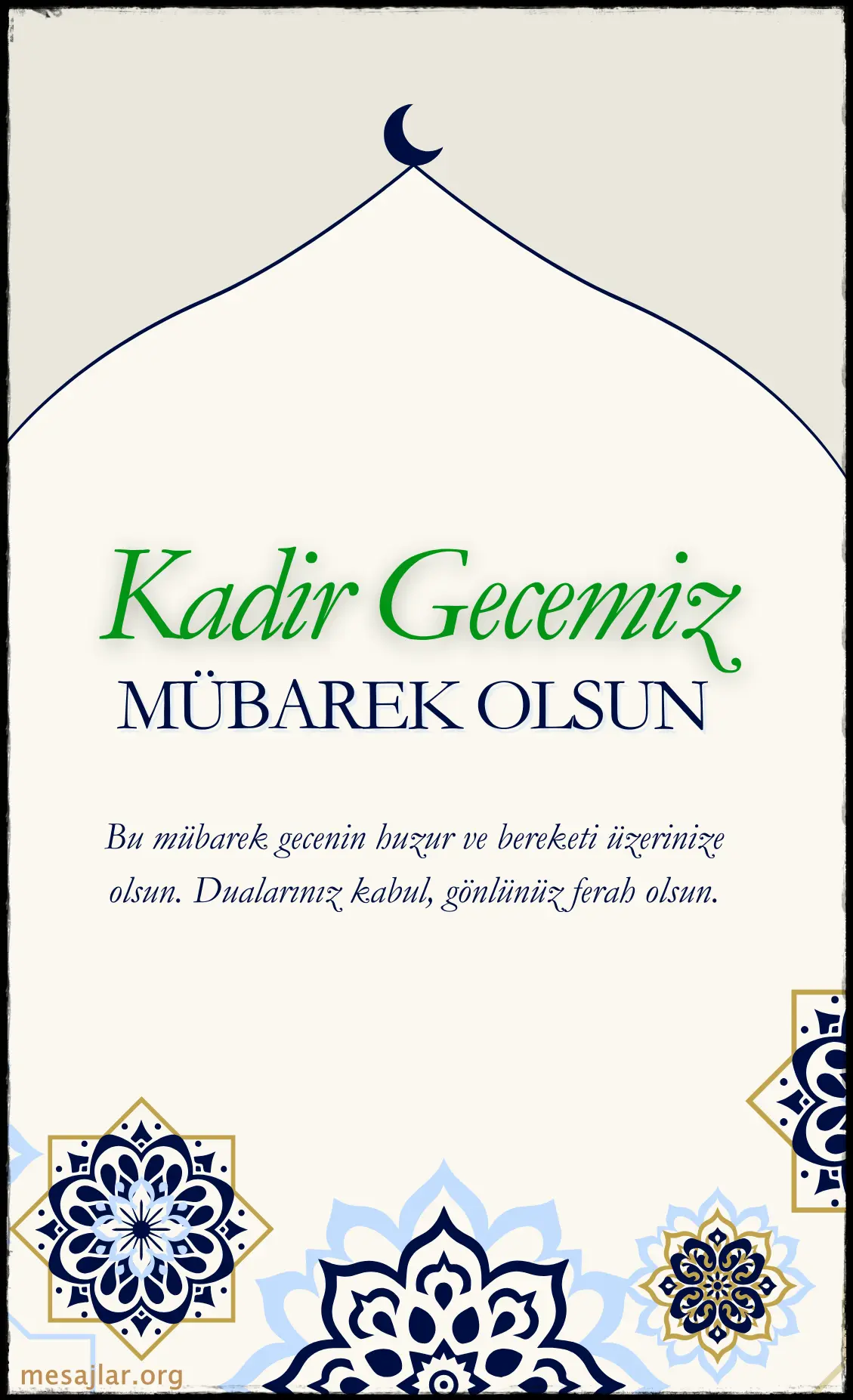 Resimli Kadir Gecesi Mesajları Sözleri
