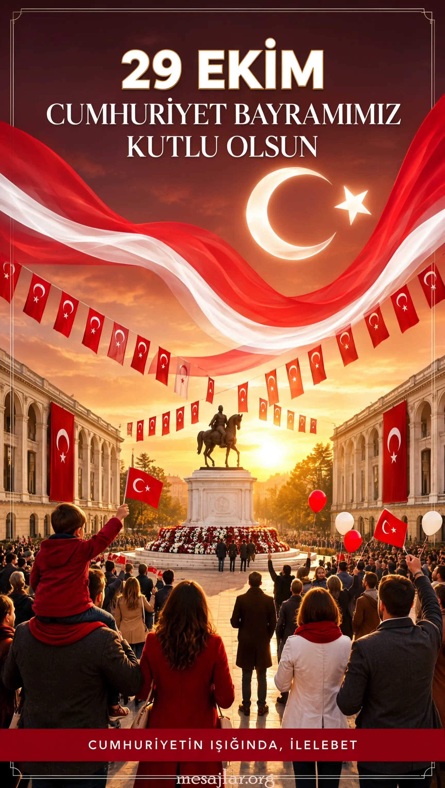 Resimli 29 Ekim Cumhuriyet Bayramı Mesajı 14