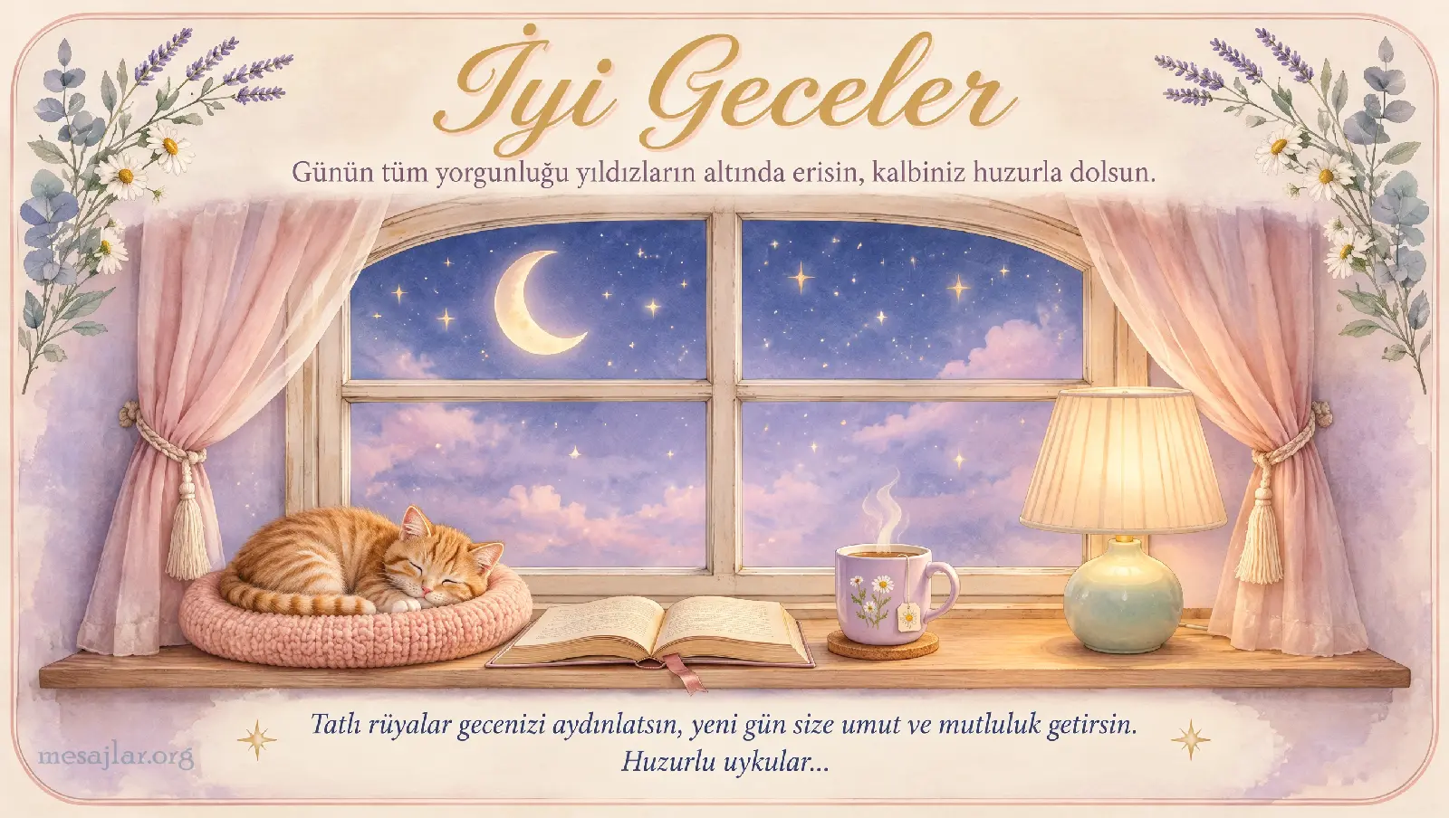 Resimli İyi Geceler Mesajı 11