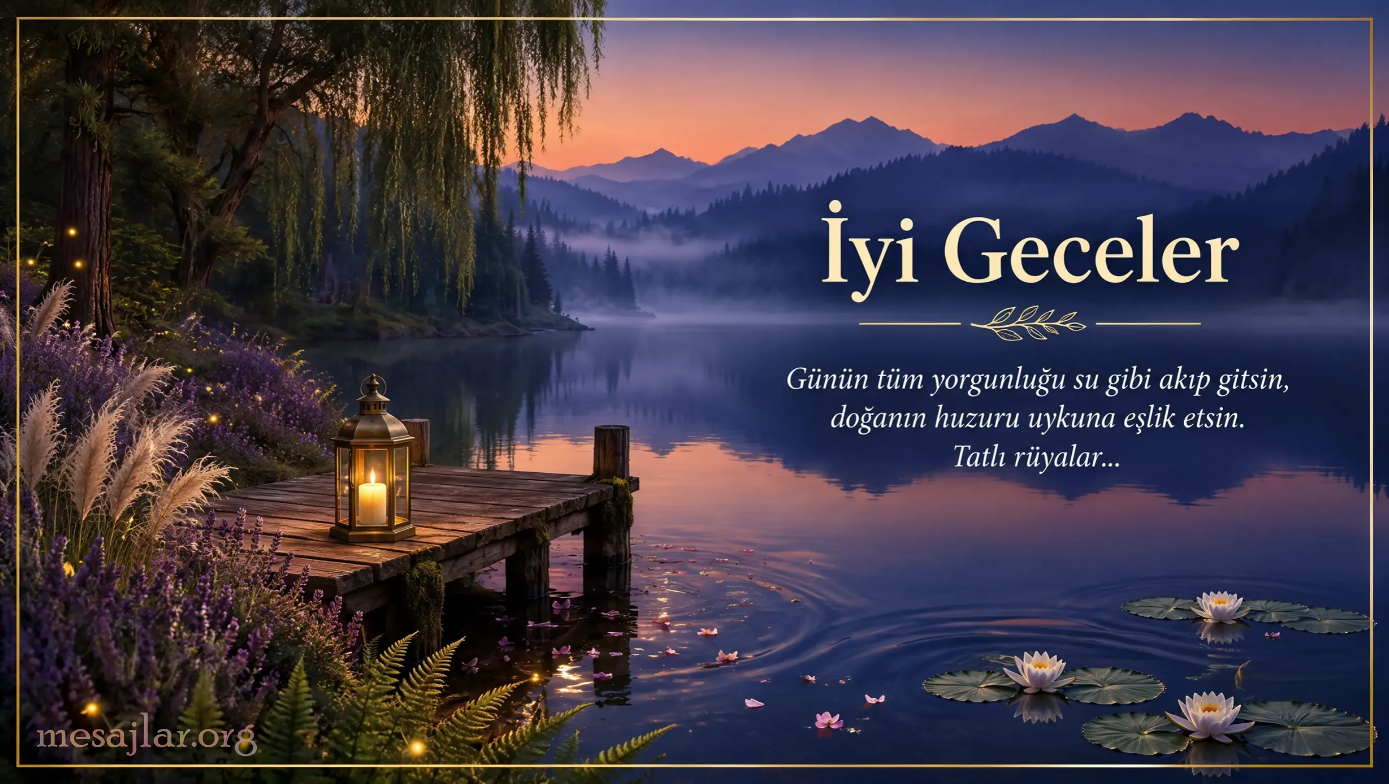 Resimli İyi Geceler Mesajı 12