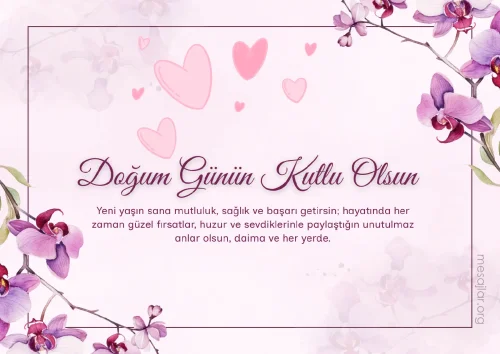 Resimli Doğum Günü Mesajları