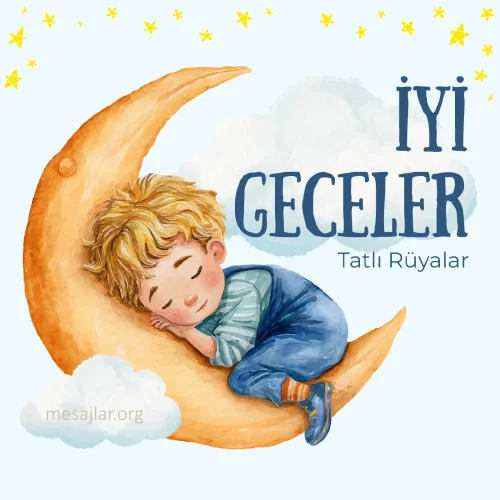 İyi Geceler Tatlı Rüyalar Mesajı
