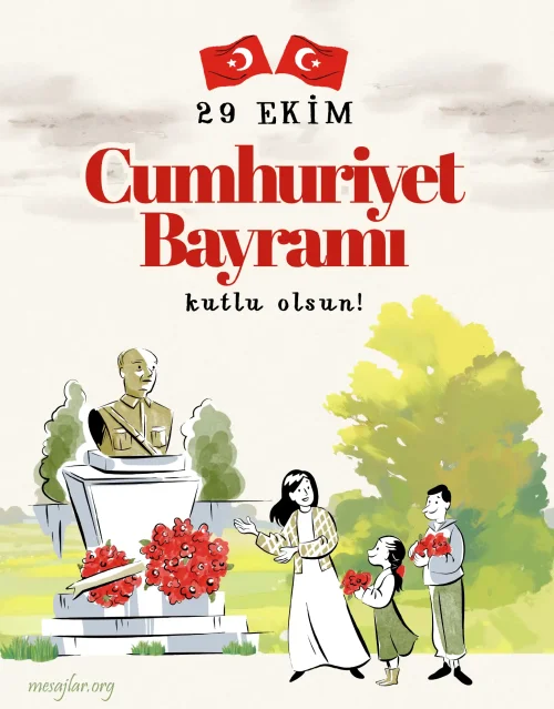 Resimli 29 Ekim Cumhuriyet Bayramı Mesajları
