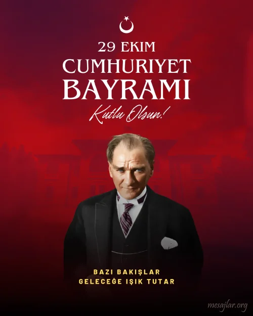 Resimli 29 Ekim Cumhuriyet Bayramı Mesajları