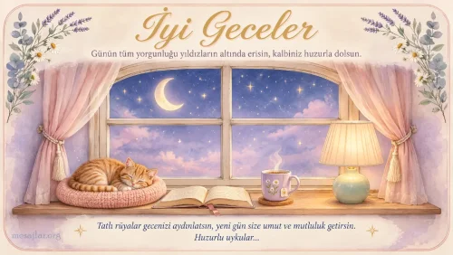 Resimli İyi Geceler Mesajı 11