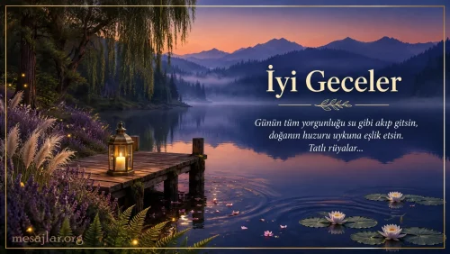 Resimli İyi Geceler Mesajı 12