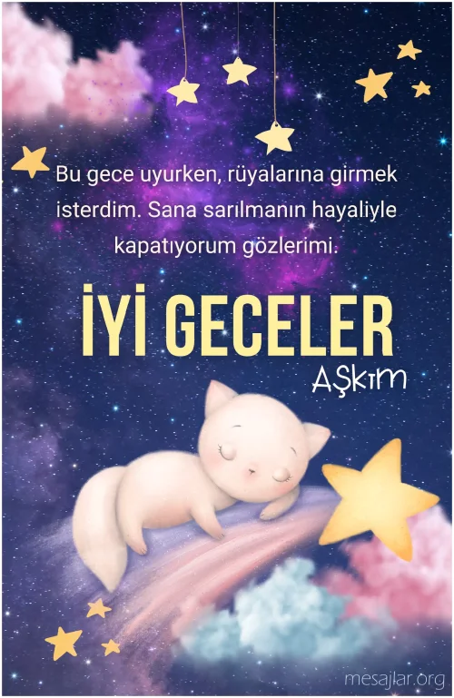 Resimli İyi Geceler Mesajları
